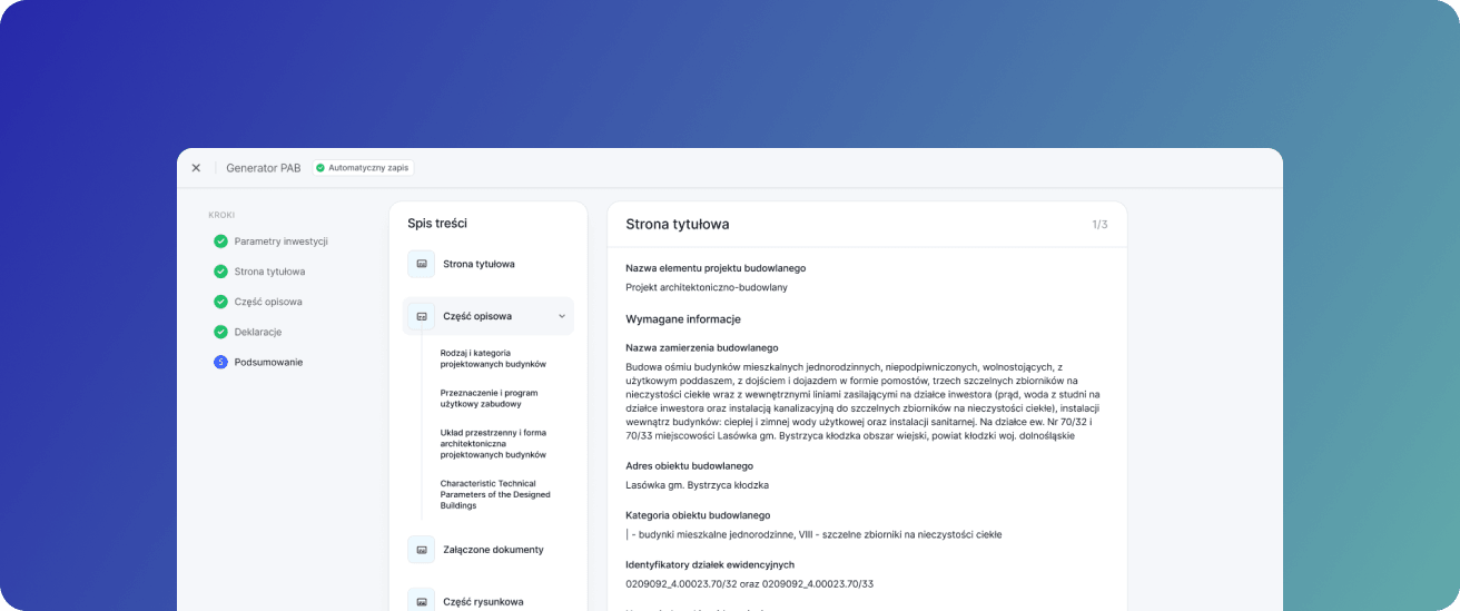Przykład interfejsu aplikacji